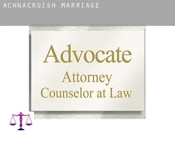 Achnacroish  marriage