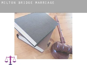 Milton Bridge  marriage
