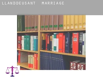 Llanddeusant  marriage