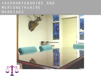 Caernarfonshire and Merionethshire  marriage