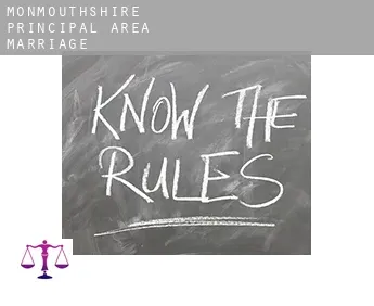 Monmouthshire principal area  marriage