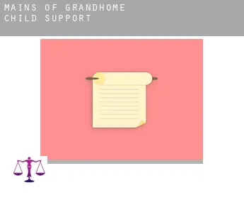 Mains of Grandhome  child support