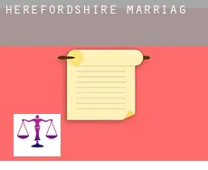 Herefordshire  marriage
